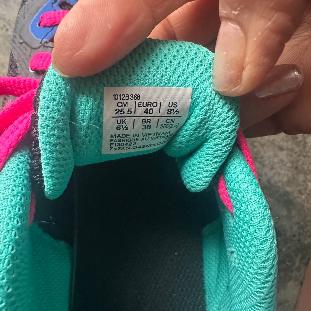 ASICS Women's Black and Pink Athletic Shoes - Picture 3 of 5